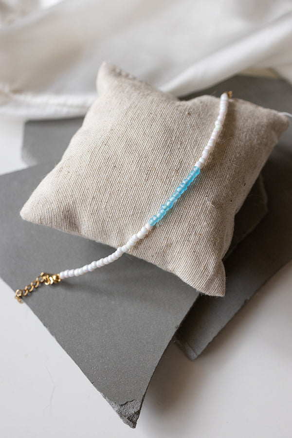 Viviana Necklace Frosted Blue - ELINART