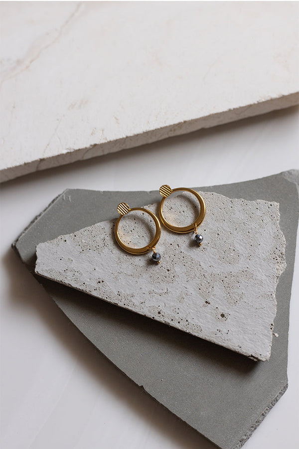Adriana Ear Jackets Pyrite - Elinart