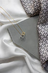 3d Cube Necklace 925° - Elinart