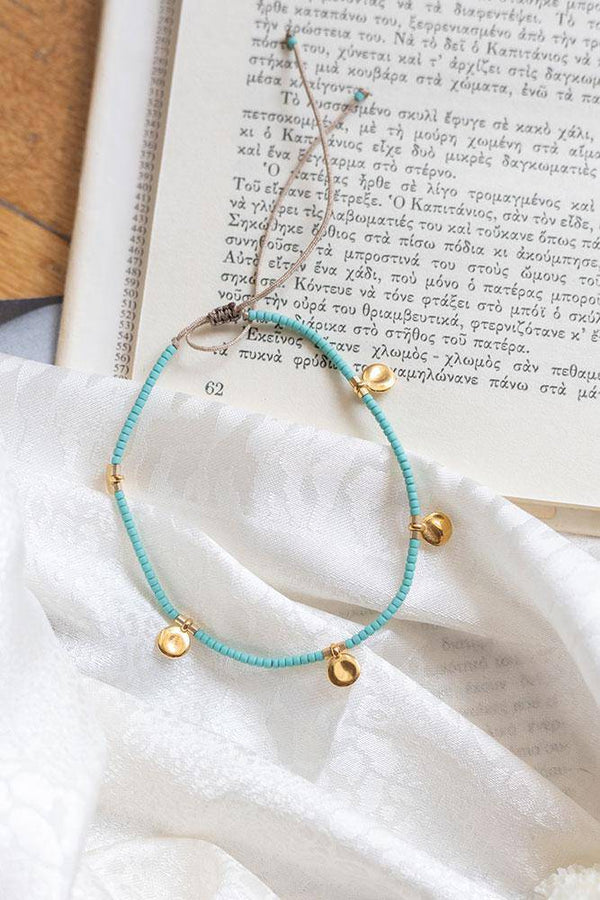 Aqua Sky Anklet - Elinart