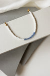 Viviana Necklace Metallic Blue - ELINART