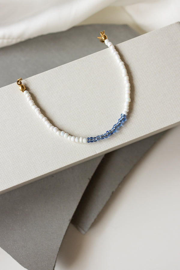 Viviana Necklace Metallic Blue - ELINART