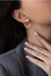Adriana Ear Jackets Pyrite - Elinart