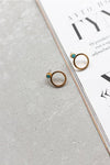 Circle Ear Jackets Aqua - Elinart